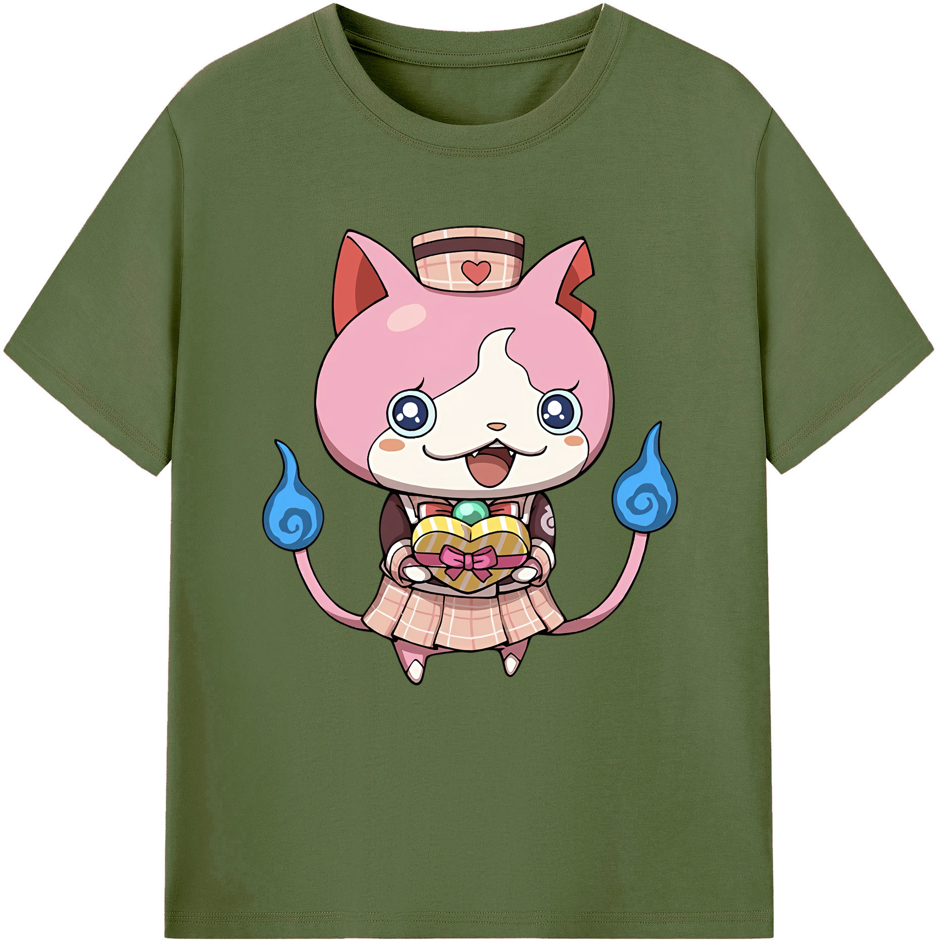 （画像用） 妖怪ウォッチ Yo-kai Watch 綿100％半袖Tシャツ（フロントプリント）